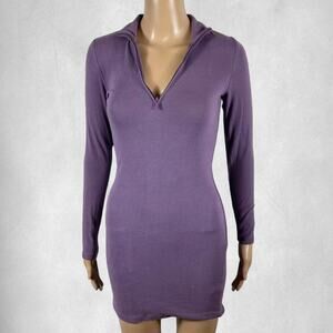Sunday best purple bodycon dress
